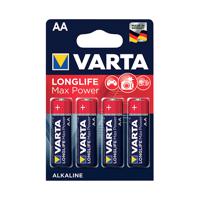 Varta Longlife Max Power AA Battery (Pack of 4) 04706101404