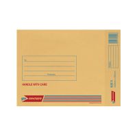 GoSecure Bubble Lined Envelope Size 5 220x265mm Gold (Pack of 100) XML10050