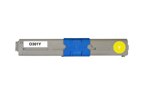 Compatible Oki C301 / C321 Yellow Toner