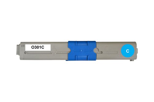 Compatible Oki C301 / C321 Cyan Toner