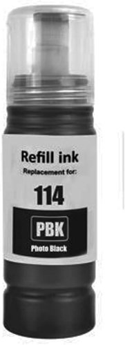 Compatible Epson T114 Photo Black Ink Bottle 70ml