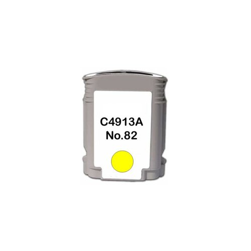Compatible HP 82 Yellow C4913A Ink Cartridge