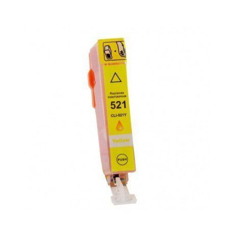 Compatible Canon CLI521Y Yellow Ink Cartridge