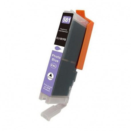 Compatible Canon CLI-581 Pigment Blue Ink Cartridge