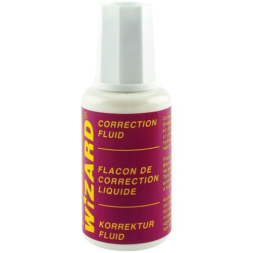 Correction Fluid White 20ml  (10 Pack)