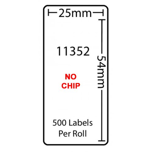 Compatible Dymo 11352 Label - NO CHIP