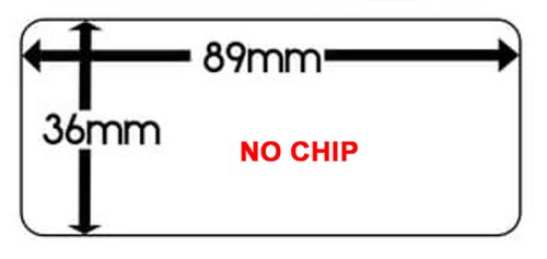 Compatible Dymo 99012 Labels, 520 labels/ 2 rolls NO CHIP