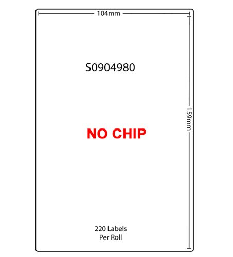 Compatible Dymo S0904980 Labels, NO CHIP
