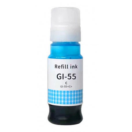Compatible Canon GI-55 Cyan Ink Bottle