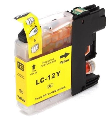 Compatible Brother LC121/ LC123 Yellow Ink Cartridge