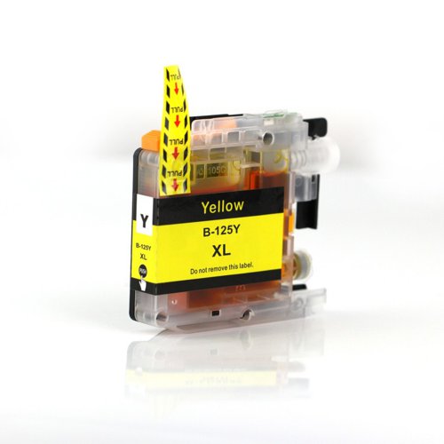 Compatible Brother LC125Y Yellow Ink Cartridge