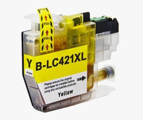Compatible Brother LC421XL Yellow Ink Cartridge