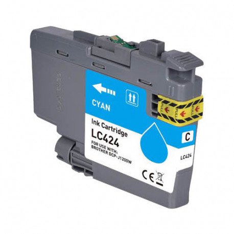 Compatible Brother LC424 Cyan Ink Cartridge