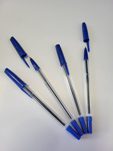 Ballpoint Pen Medium Blue (50 Pack)