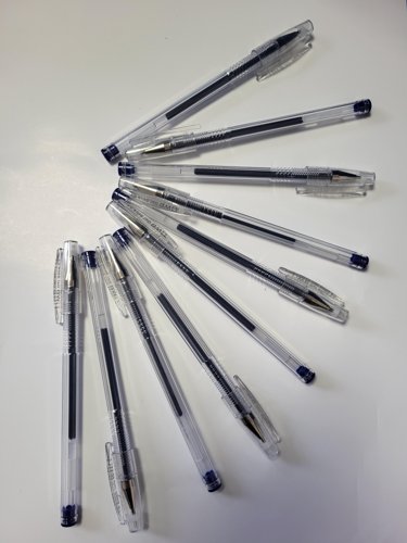 Gel Pen Blue (10 Pack)