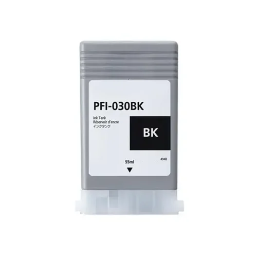 Compatable Canon PFI-030BK Black Ink Cartridge 55ml