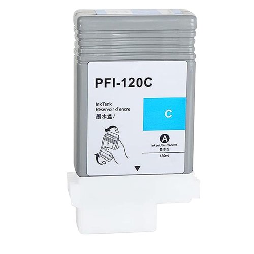 Compatible Canon PFI-120 Cyan Ink Cartridge
