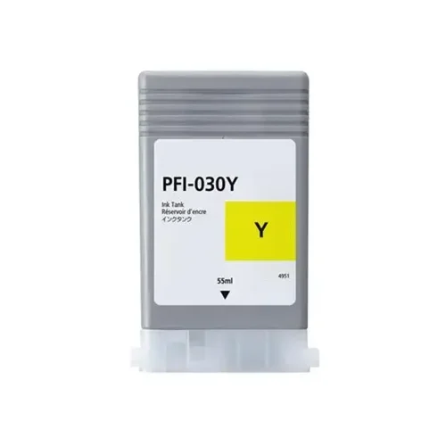 Compatable Canon PFI-030Y Yellow Ink Cartridge 55ml