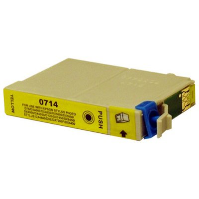 Compatible Epson T0714 Yellow T07144011 Ink Cartridge