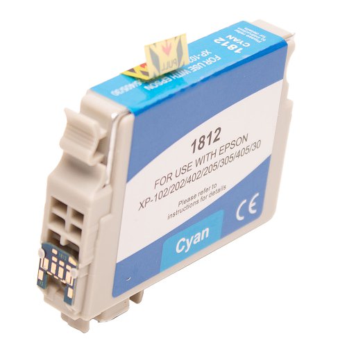 Compatible Epson T1812 18XL Cyan T18124010 Ink Cartridge