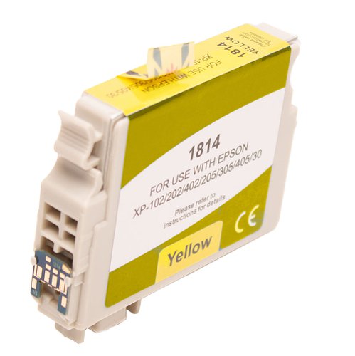 Compatible Epson T1814 18XL Yellow T18144010 Ink Cartridge