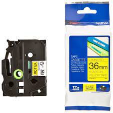 Compatible Brother TZ-661/TZe-661 36mm Black on Yellow Tape