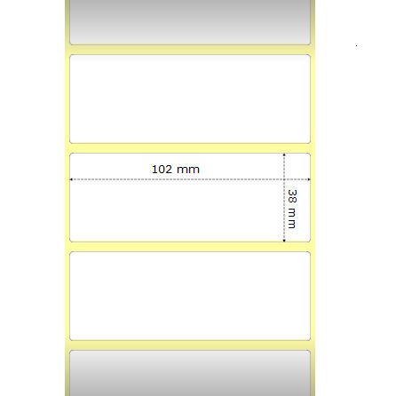 Compatible Zebra Thermal Label 102mm x 38mm (Core 25mm) 1,790 Labels