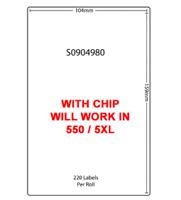 Compatible Dymo S0904980 Labels, WITH CHIP