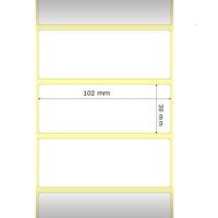 Compatible Zebra Thermal Label 102mm x 38mm (Core 25mm) 1,790 Labels