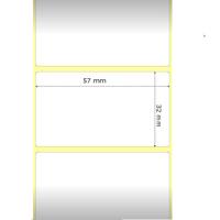 Compatible Zebra Labels 57mm x 32mm (2,100 on roll)