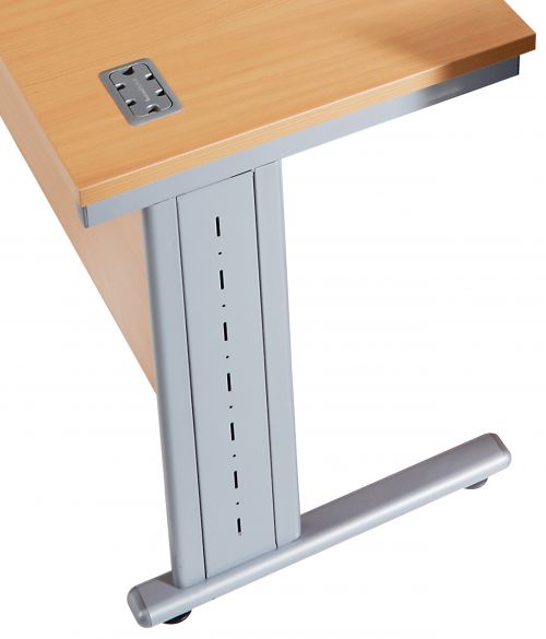Fraction 2 Single Cantilever Cable Riser - Silver