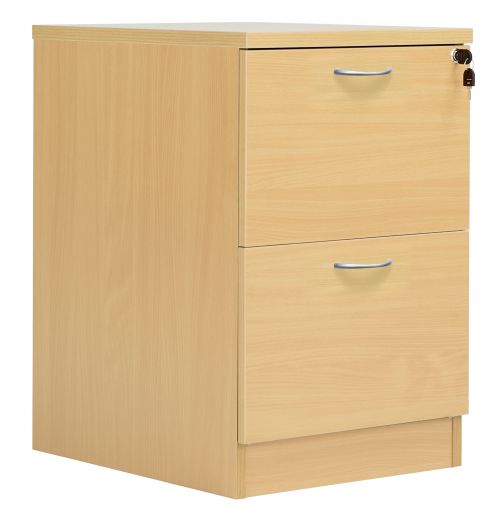Fraction Plus 2 Drawer Filing Cabinet - Nova Oak
