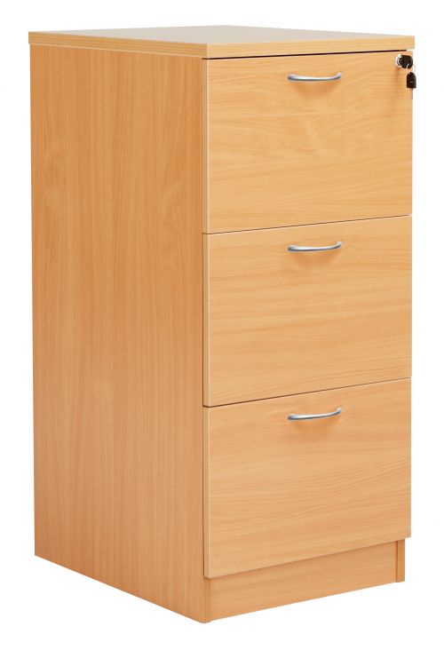 Fraction Plus 3 Drawer Filing Cabinet - Beech