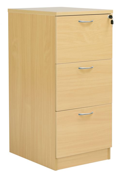 Fraction Plus 3 Drawer Filing Cabinet - Nova Oak