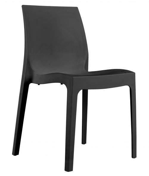 Strata Polypropylene Chair - Black