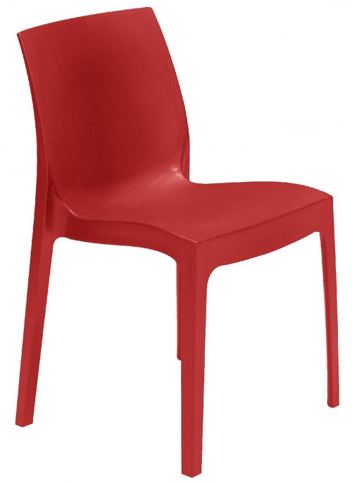 Strata Polypropylene Chair - Red