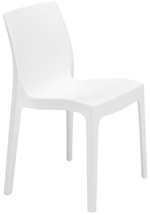 Strata Polypropylene Chair - White
