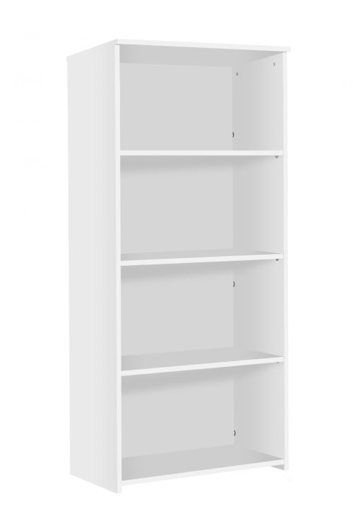 Eco 18 Premium Bookcase inc. 3 Shelves - White