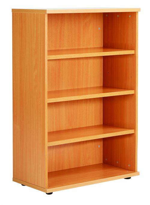 Fraction Plus Bookcase inc. 3 Shelves - Beech