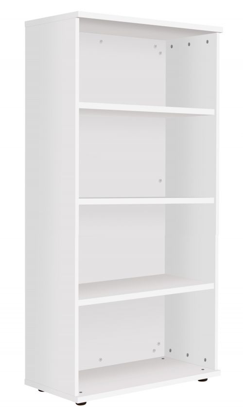 Fraction Plus Bookcase inc. 3 Shelves - White
