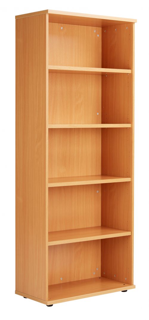Fraction Plus Bookcase inc. 4 Shelves - Beech