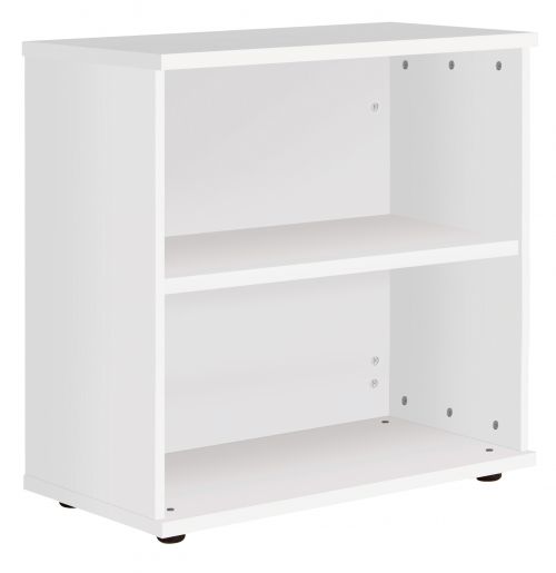 Fraction Plus Bookcase inc. 1 Shelf - White