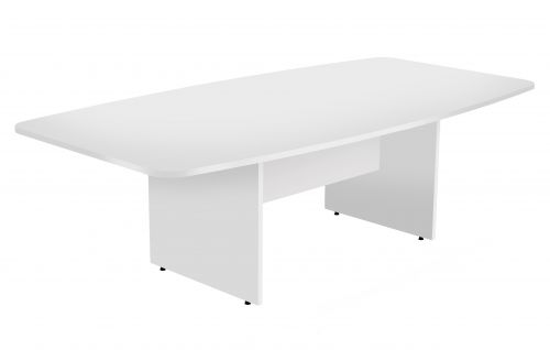 Fraction Plus Barrel Meeting Table - White