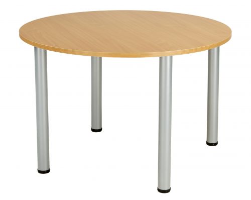 Fraction Plus Circular Meeting Table - Beech