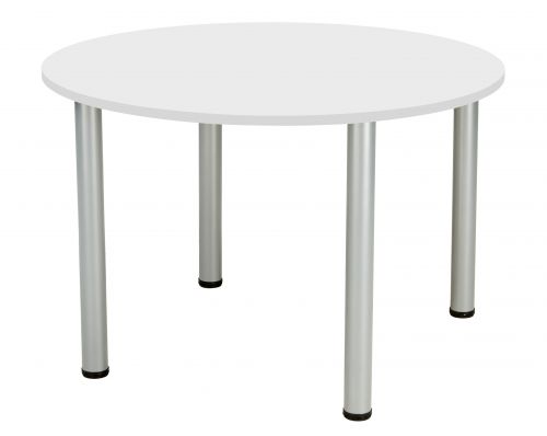 Fraction Plus Circular Meeting Table - White