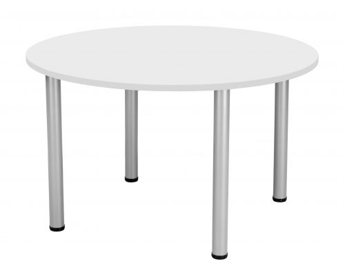 Fraction Plus Circular Meeting Table - White