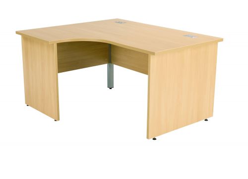 Fraction Plus Panel End Left Hand 140 Core Workstation - Nova Oak