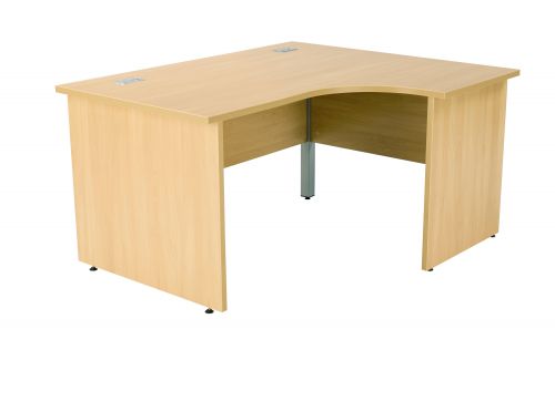 Fraction Plus Panel End Right Hand 140 Core Workstation - Nova Oak