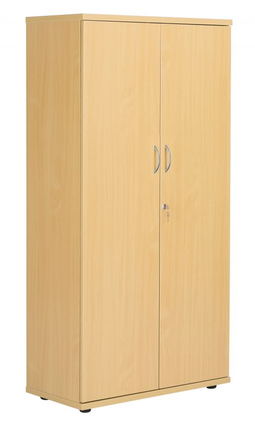 Fraction Plus Double Door Cupboard inc. 3 Shelves - Nova Oak