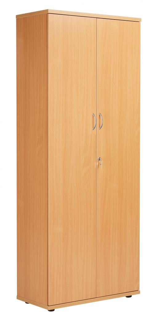 Fraction Plus Double Door Cupboard inc. 4 Shelves - Beech